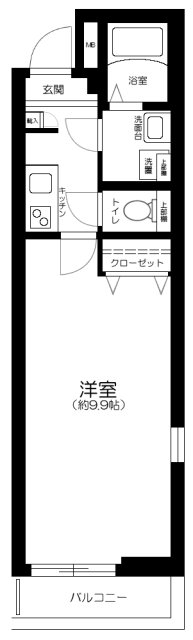 メルクリオ東川口3階 間取