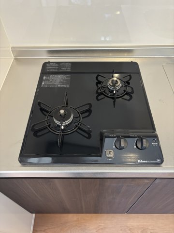 ウィンメゾン海神0205号室 お料理しやすい二口コンロ付きです！