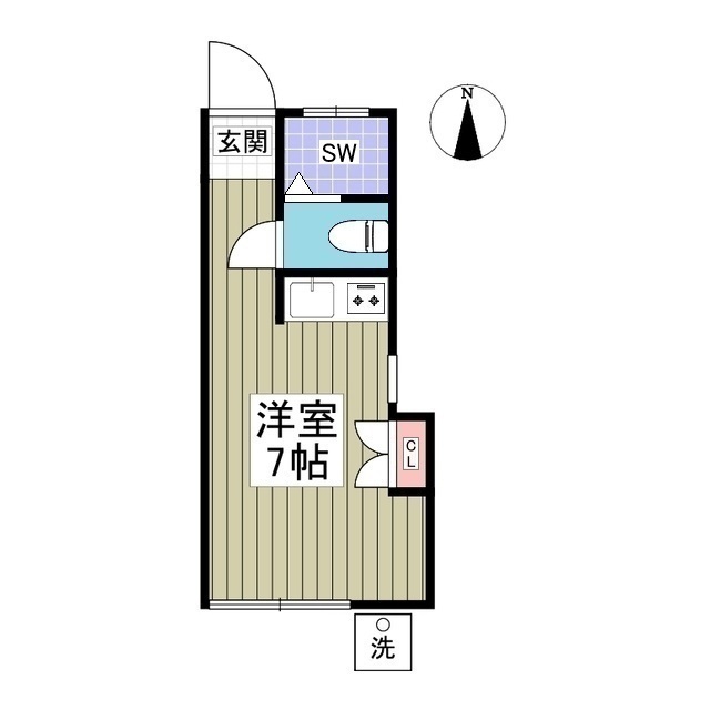 メゾンエトワール101号室 間取