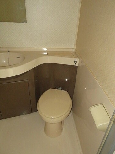 プレジデントハイツ五反田 トイレ　※2022年4月撮影