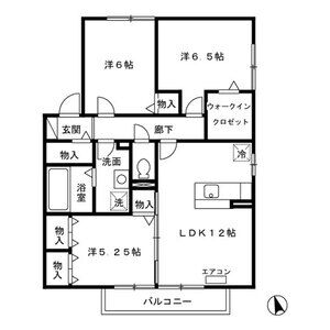 スワロウテイルF201号室 間取