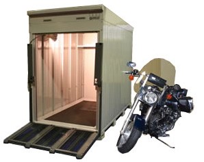 ＣＬＡＩＲＥ　　ＭＵＳＡＳＨＩ101 号室 バイクガレージ付　テラスに設置されます。