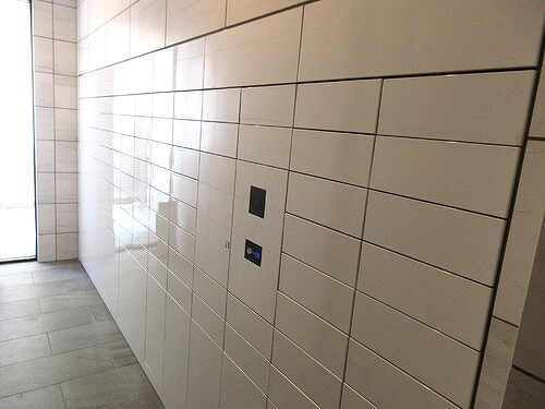 プレシス練馬ステーションフロント2階 宅配BOX、集合ポスト　※前回募集時2025.1撮影