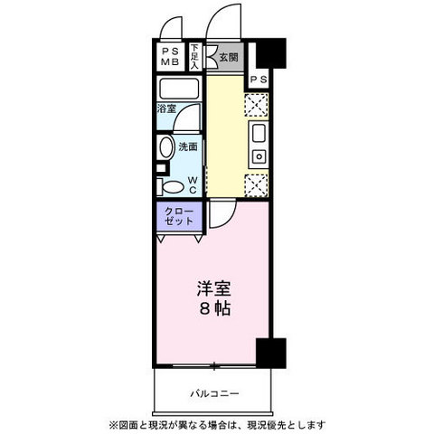 グランヴィラ西船橋0606号室 間取