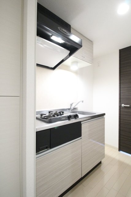 フェニックス横濱関内ＢＡＹ　ＭＡＲＫＳ システムキッチン（2口ガスコンロ）