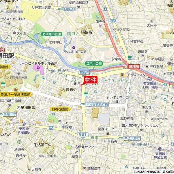 Ｂｒｉｌｌｉａ早稲田鶴巻町9階 null