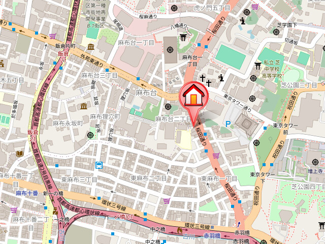 レジディア東麻布8階 null