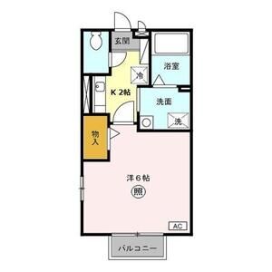 アーバンハイム205号室 間取