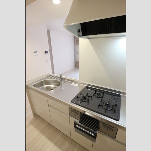 インペリアル ガスコンロ3口グリル付き