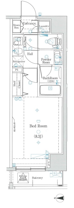 DIPS大山熊野町1202号室 間取