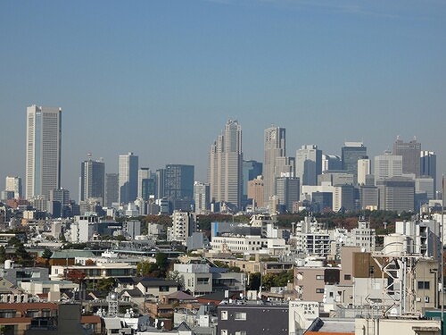 ライオンズマンション渋谷道玄坂11階 バルコニーからの眺望