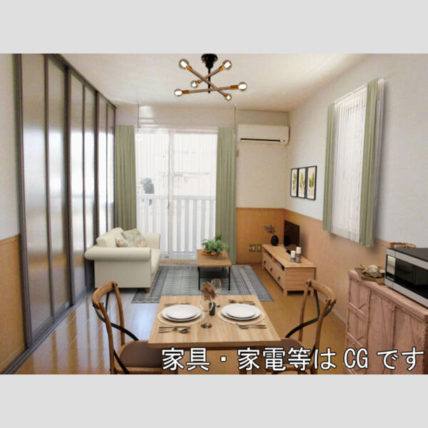 ピュアマインド　C101号室 家具家電はCGです