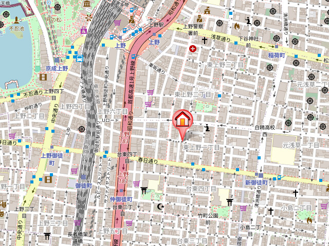 ワンルーフレジデンス上野御徒町13階 null