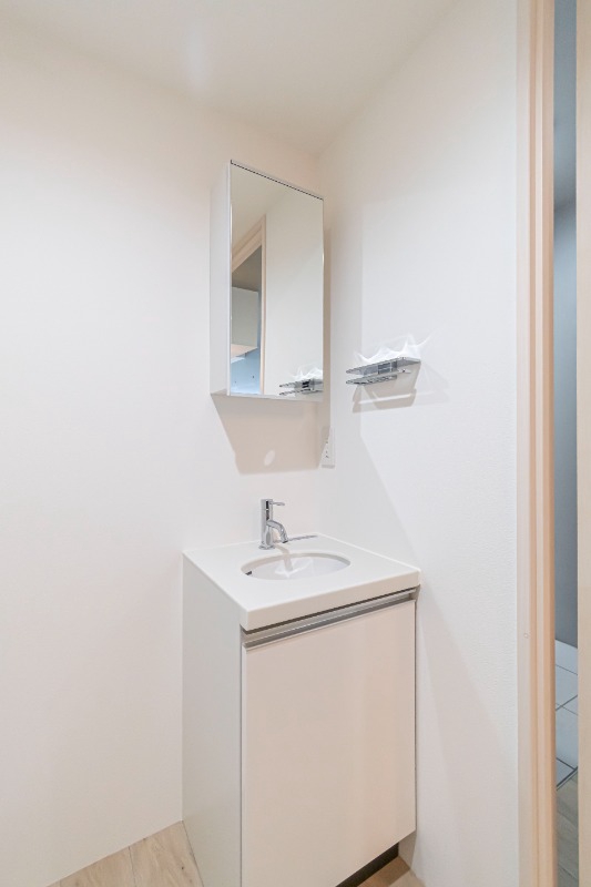 K-suite都立大学1階 洗面