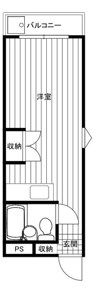 ＴＭハイツ205号室 間取