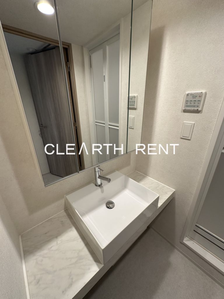 ＧＲＡＮ ＰＡＳＥＯ大井町2階 鏡裏収納もある独立洗面化粧台