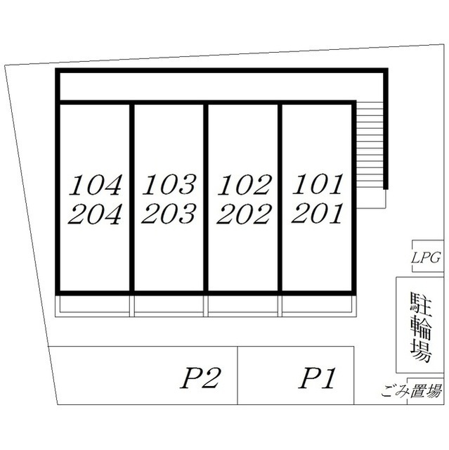 アムール ハイデルⅡ 外観