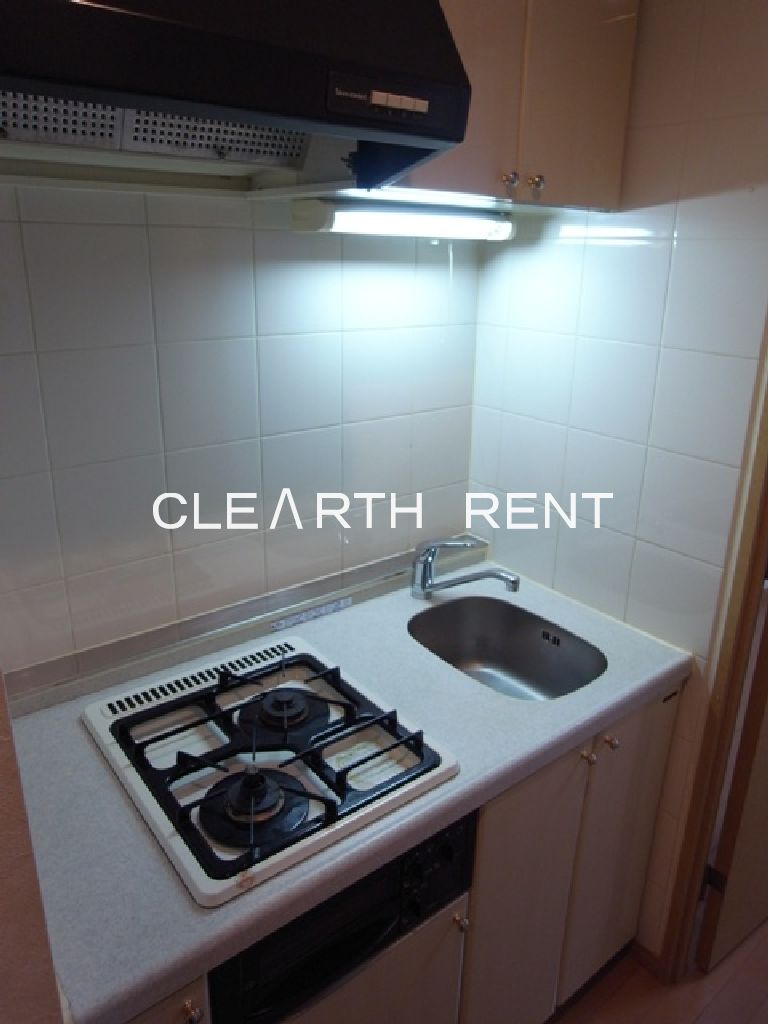 菱和パレス駒沢大学駅前 ガス２口システムキッチン