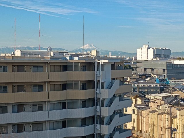 メゾン和光台9階 空気が澄んでいる冬の日は富士山が見えることもあります！