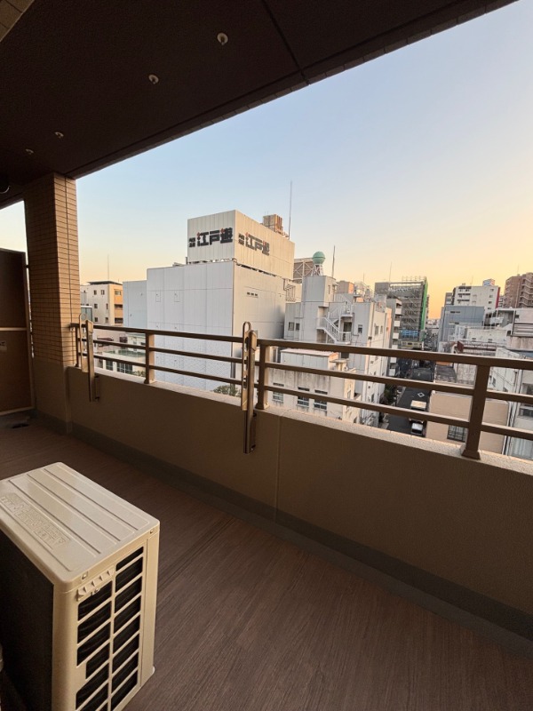 レジディア両国6階 バルコニー