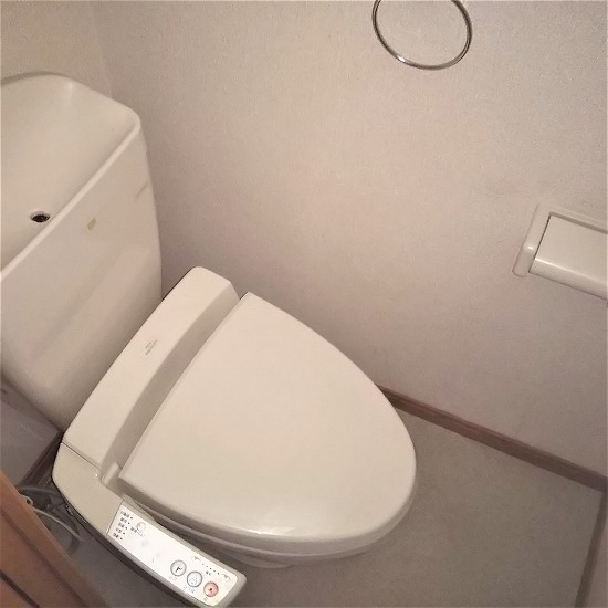 レオパレスみどりⅡ206号室 嬉しい温水洗浄便座付きです♪