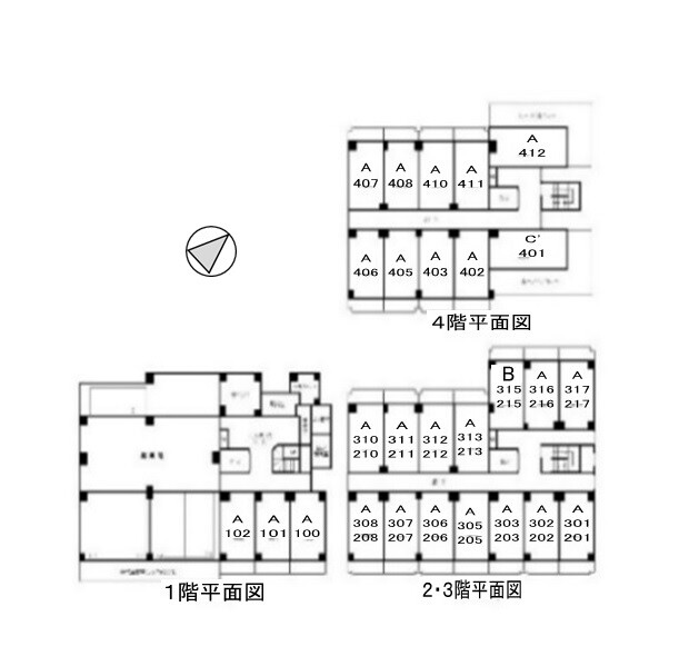 グランフィールド南行徳(F-028)4階 部屋その他