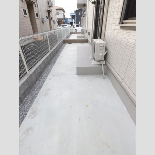 オーク大島田A102号室 専用テラス