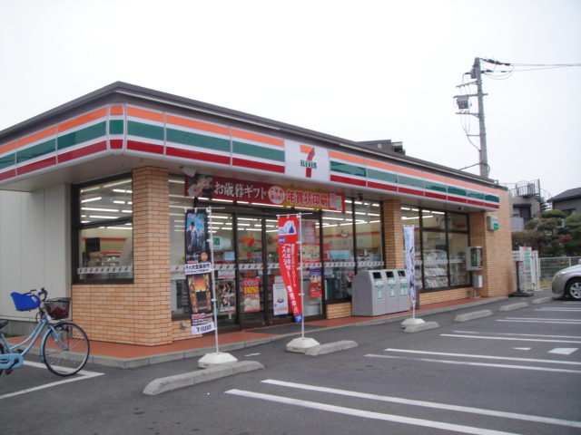 クレストール武蔵浦和 セブンイレブンさいたま鹿手袋店まで578ｍ