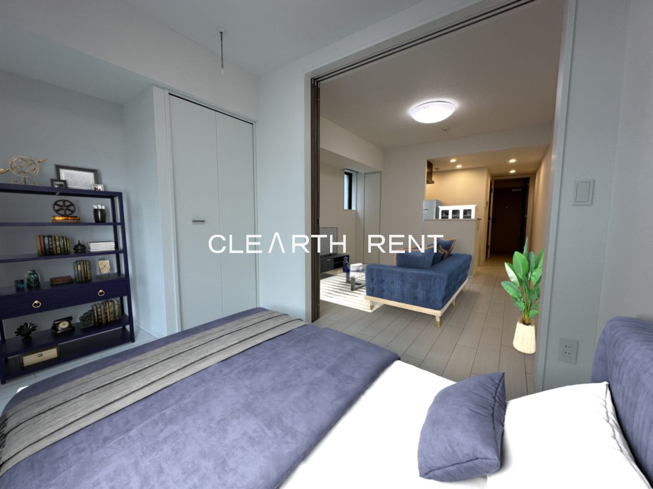 ＧＲＡＮ ＰＡＳＥＯ三宿2階 モデル家具設置写真