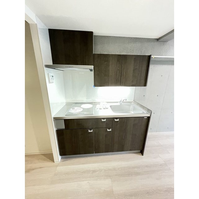 ソルフィー金町202号室 IHヒーター2口付きキッチンです