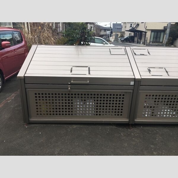 エスポワールみなみ野　ABCDEFGHI 共用ゴミ置き場(ボックス設置してあります)