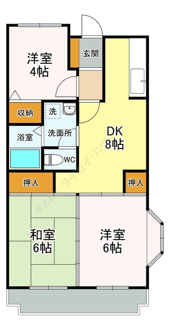 メゾンベール桜台0401号室 間取