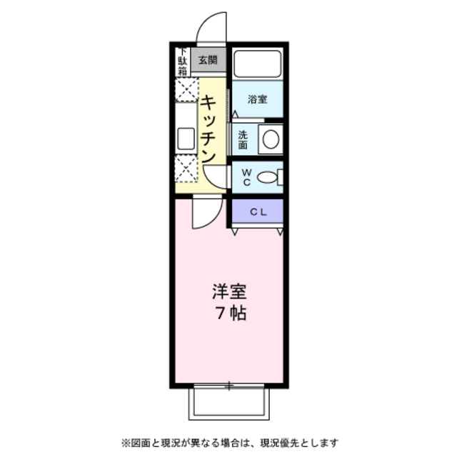 Ｐａｒｋ　ＦｏｒｅｓｔA10号室 間取