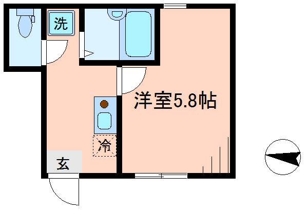 レジデンス下北沢1階 間取