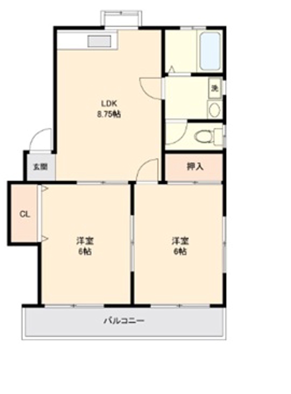 第2メゾン西川2階 間取