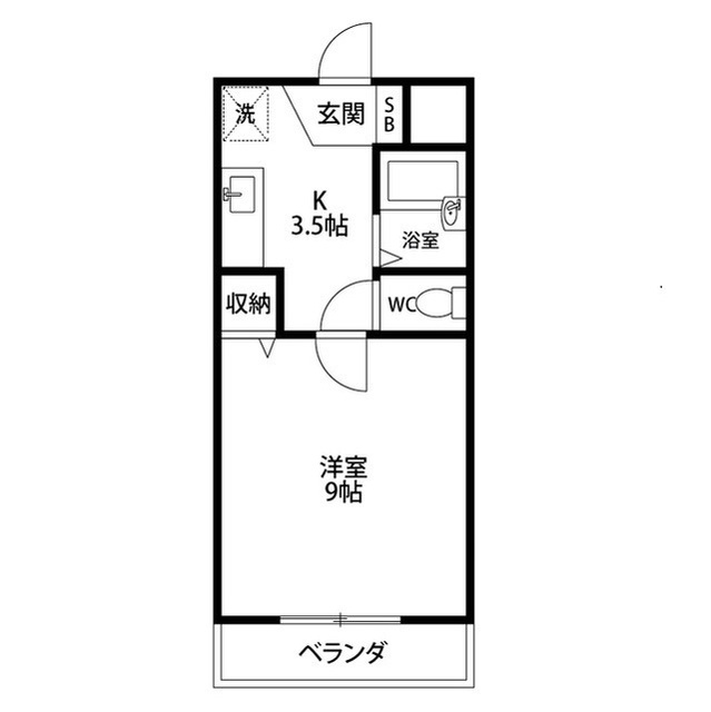 アーケティックマンションⅢ205号室 間取