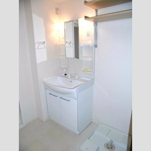 ラ・メール　アン 洗髪洗面化粧台と洗濯機置き場