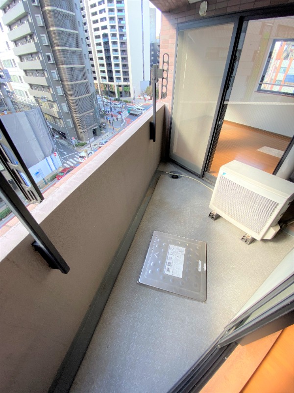 アムフラット蔵前ステーションフロント6階 リビング側バルコニー