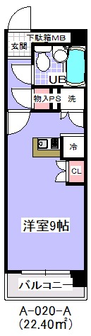 アンダルシア浦安(A-020)2階 間取