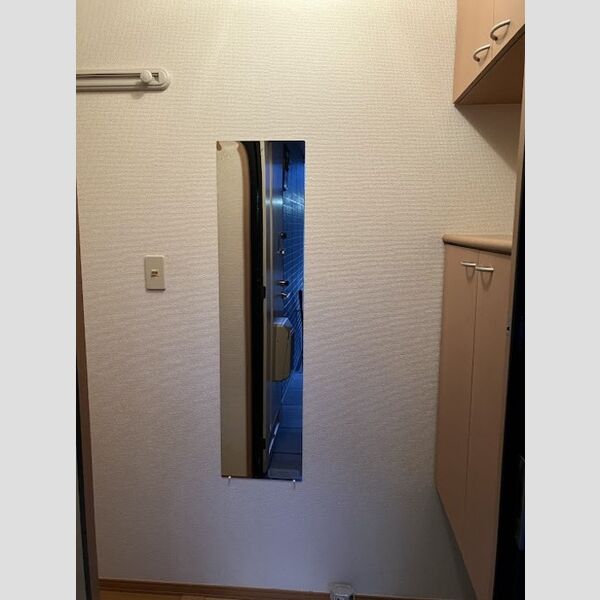 リビングタウン野田　ABCC201号室 ステンレス鏡