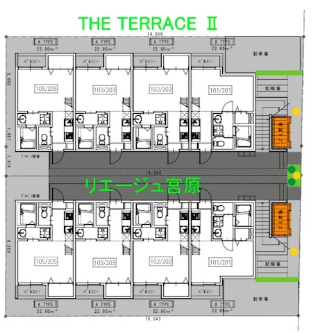 ＴＨＥ　ＴＥＲＲＡＣＥ　Ⅱ2階 部屋その他