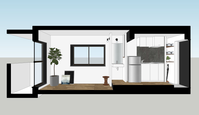 スカイコート高田馬場209号室 パース
