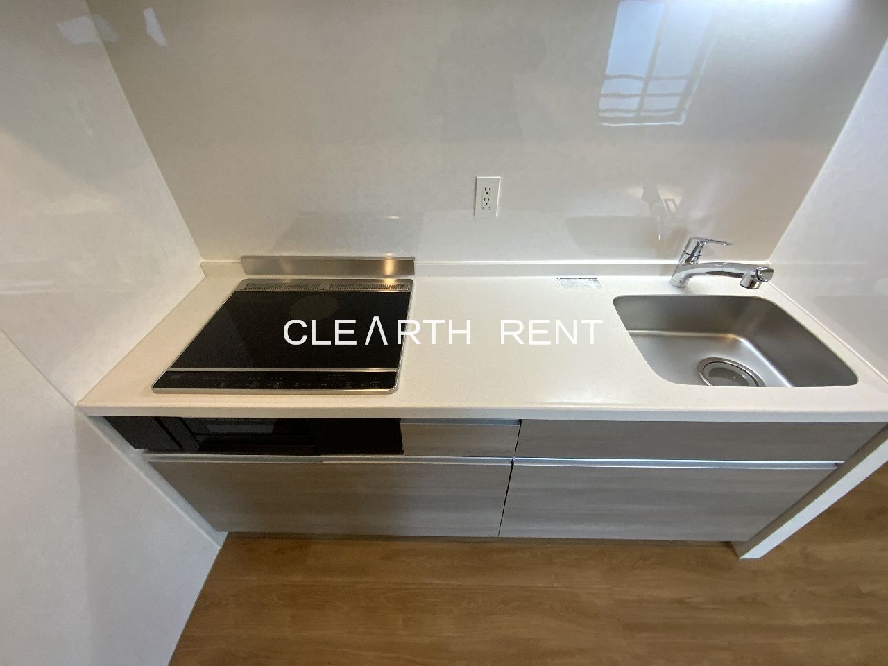 ＧＲＡＮ ＰＡＳＥＯ大井町4階 グリル付きIHコンロのキッチン