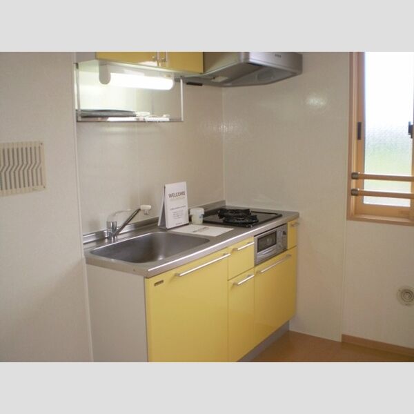 ボンヌール　アビタシオン203号室 システムキッチン