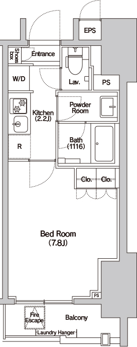Ｈａｌｕｗａ芝公園15階 間取