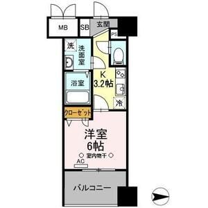 Trio　Mare　蔵前(トリオマーレクラマエ)0603号室 間取