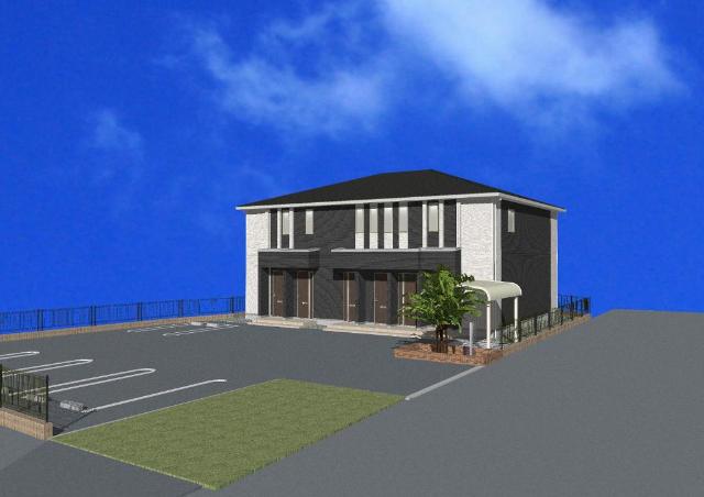 仮）寺田縄新築アパートの外観画像