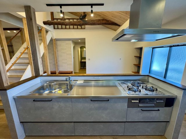 北欧ハウス緑町 アイランドキッチンからの眺めです