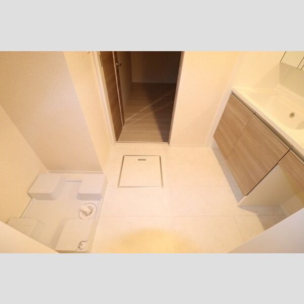 ル・グランⅢ202号室 洗面所　洗髪洗面化粧台あり