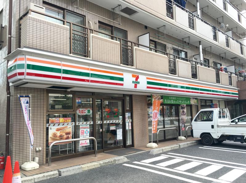 パークデュオ亀有102号室 【コンビニエンスストア】セブンイレブン 足立中川4丁目店まで192ｍ